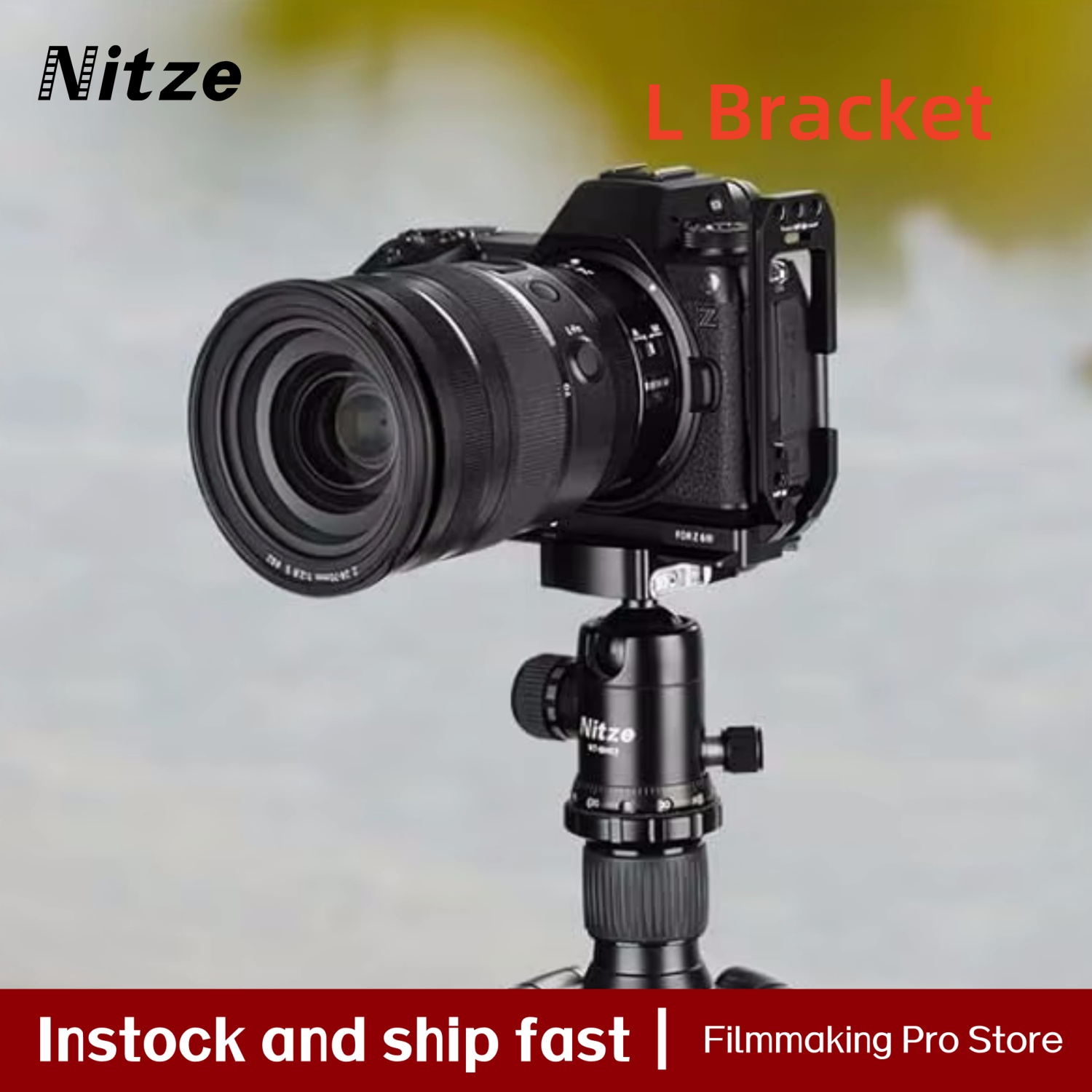 Nikon Camera Z6 Iii - حامل كاميرا Nitze L لكاميرا Nikon