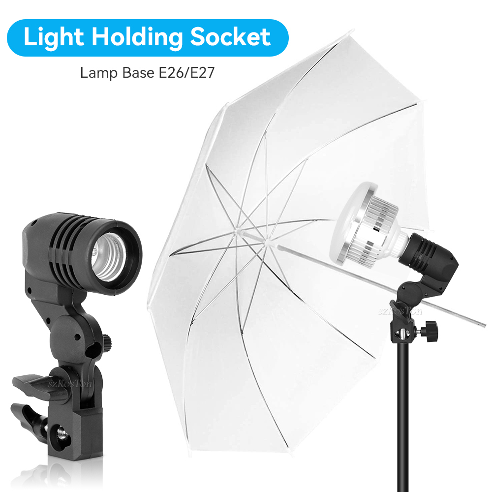 Photography Umbrella Light - حامل لمبة برأس واحد لإضاءة الصور