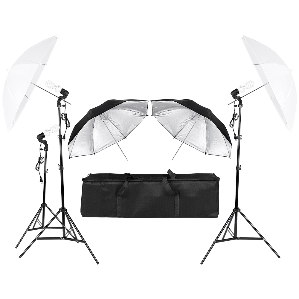 Photography Umbrella Light - 3 * 45 واط التصوير الفوتوغرافي