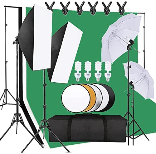 Photography Umbrella Light - مجموعة معدات استوديو الصور الفعالة من