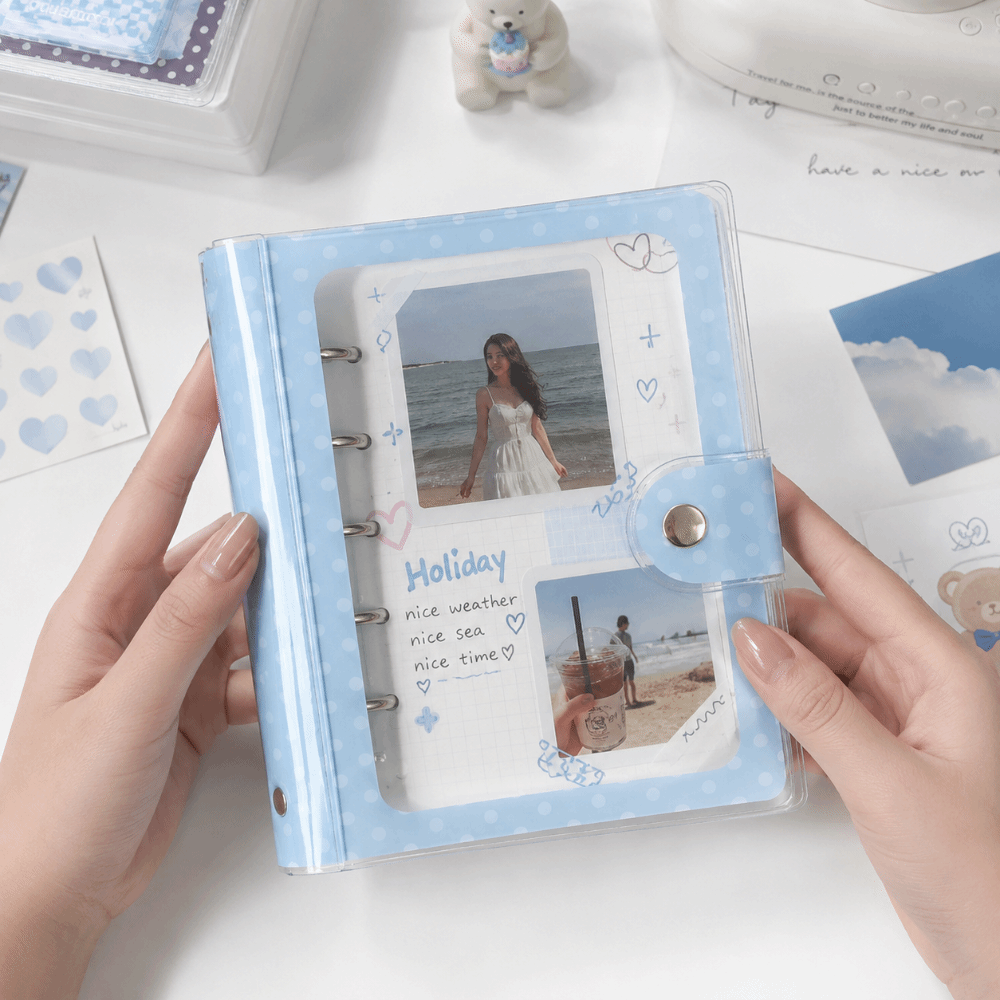 غطاء مجلد A7 من PVC شفاف بنقاط - مراجعة Photography Portfolio وسعره