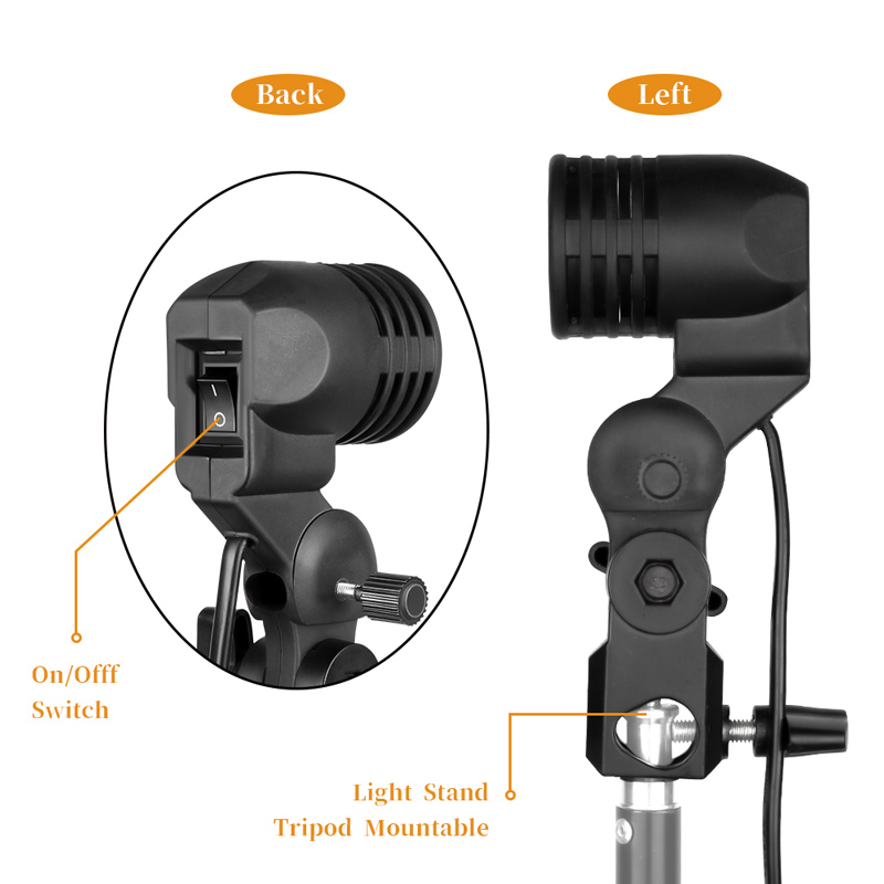 1.8 متر وصلة كابل ضوء لمبة حام - مراجعة Photography Umbrella Light وسعره