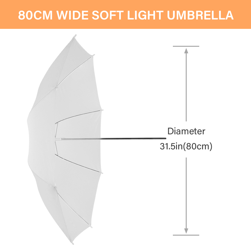 مظلة ناشرة للضوء الشفافة البيض - مراجعة Photography Umbrella Light وسعره