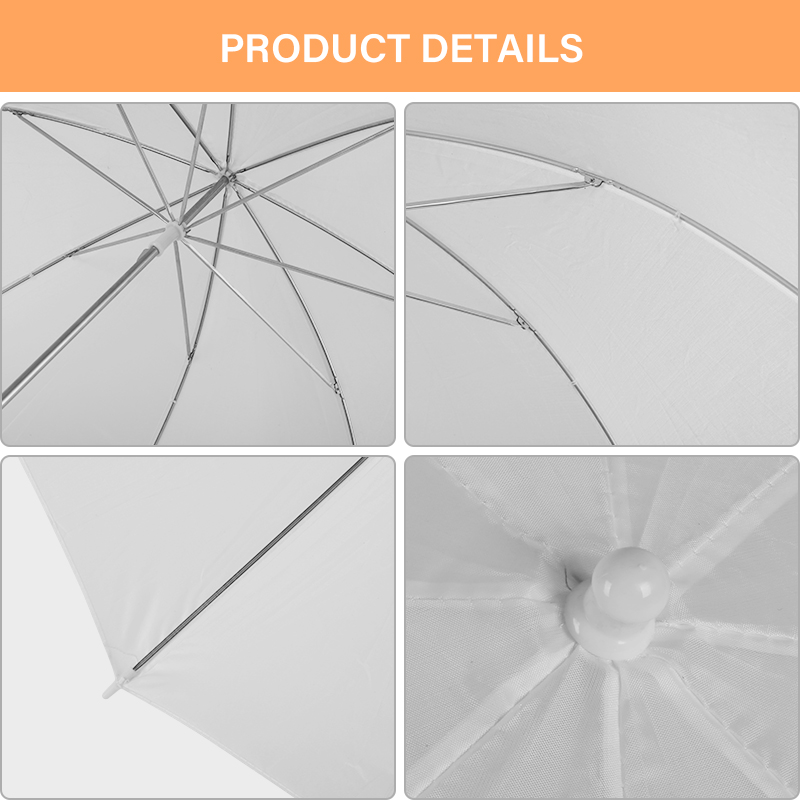 مظلة ناشرة للضوء الشفافة البيض - مراجعة Photography Umbrella Light وسعره