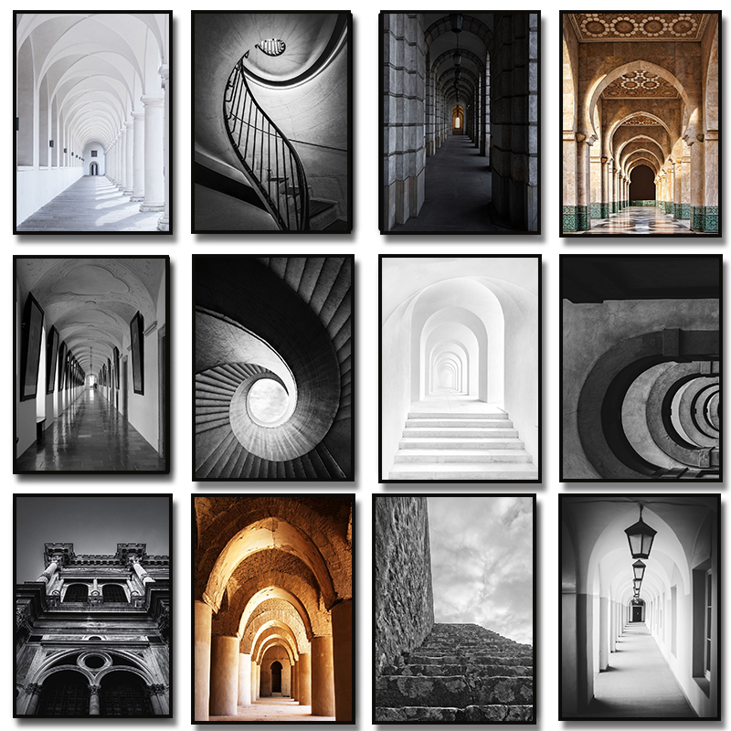 لوحات فنية حديثة بتصميم معماري - مراجعة Photography Design وسعره