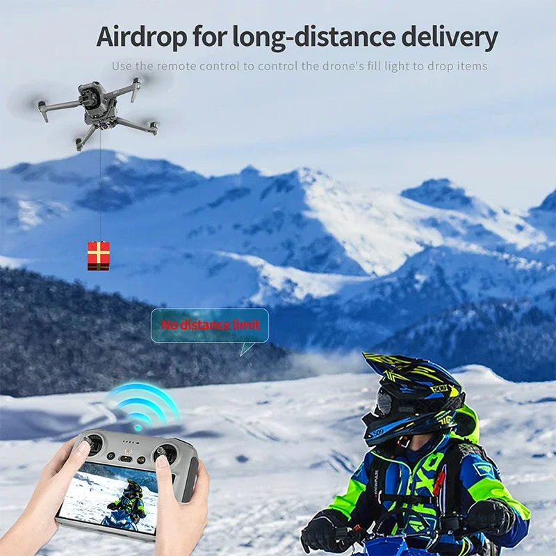 نظام إسقاط جوي مع حامل للتحكم  - مراجعة Dji Drone Air 3 وسعره